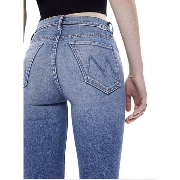 Mother Mid Rise Dazzler jeans in Tropic Like It’s Hot size 26 - Picture 8 of 11